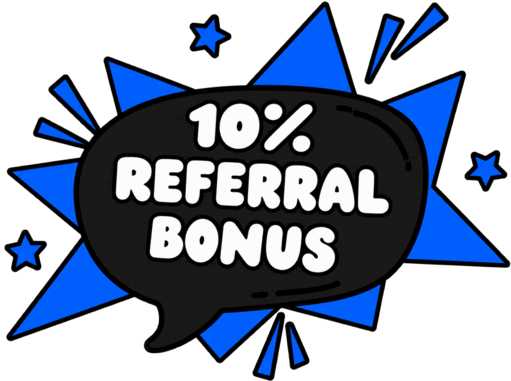 10% referral bonus